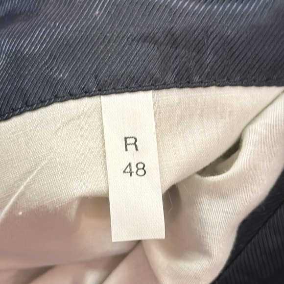 Cross & Winsor Navy Polyester & Wool Blazer Sport Coat Suit Preowned Size 48R - Picture 9 of 9